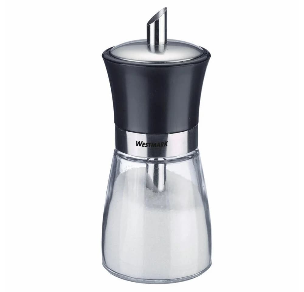 WESTMARK Zuckerstreuer 190 ml Glas Edelstahl Schwarz Silber - Bild 3