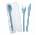 WESTMARK Campingbesteck-Set 2x3-teilig Blau Kunststoff Bild 1
