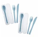 WESTMARK Campingbesteck-Set 2x3-teilig Blau Kunststoff Bild 2