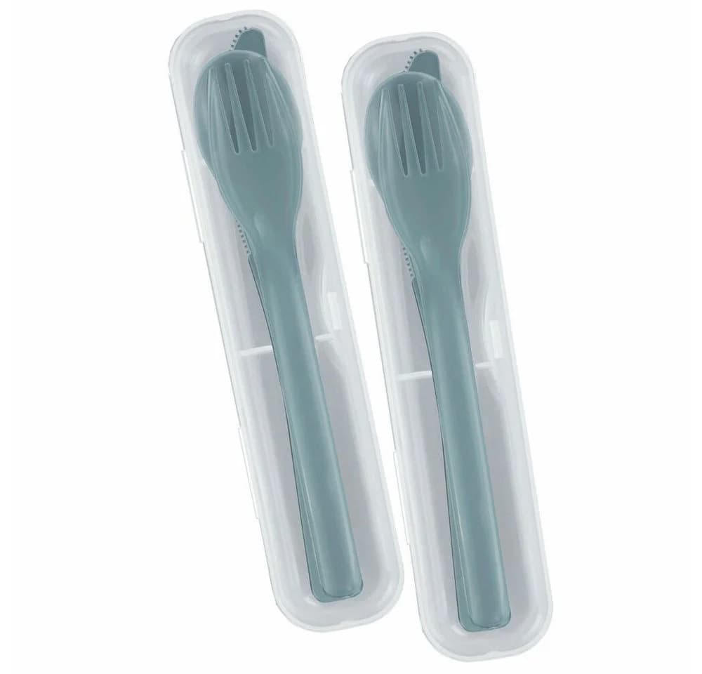 WESTMARK Campingbesteck-Set 2x3-teilig Blau Kunststoff - Bild 4