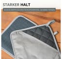 WESTMARK Topflappen Schwarz mit Silikon-Griffen Bild 5