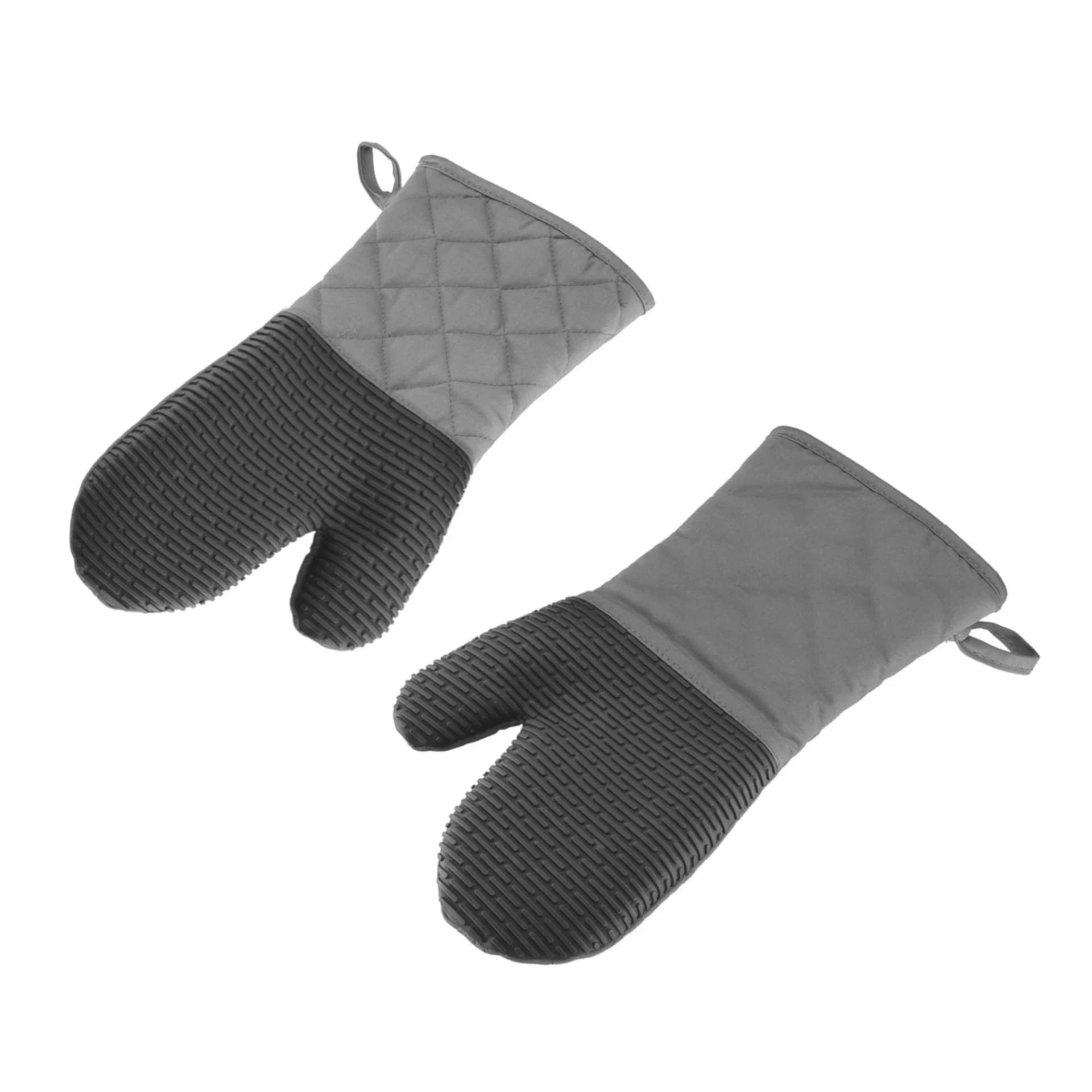 WESTMARK Topfhandschuhe 2er Set Grau Schwarz Silikon