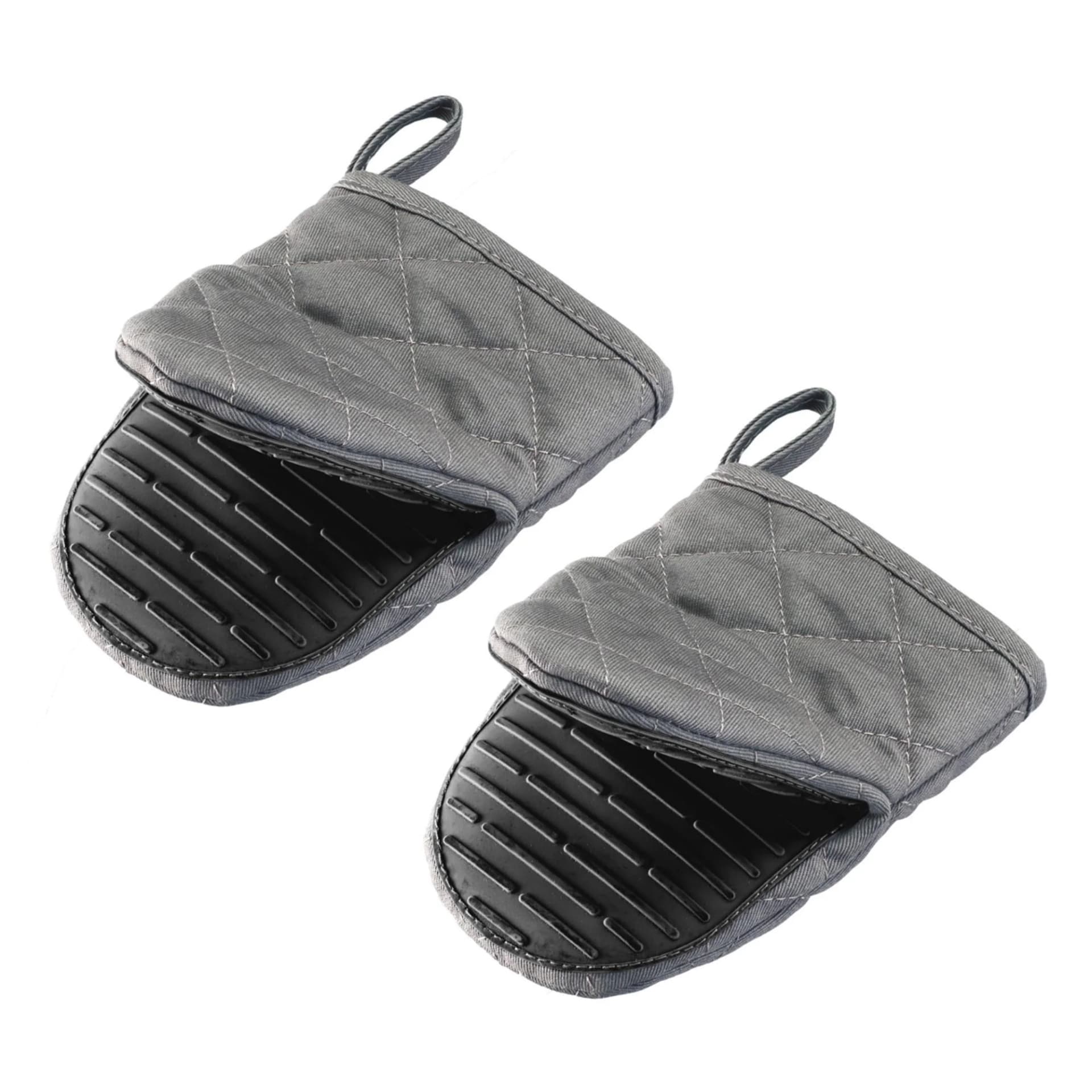 WESTMARK Topfhandschuhe Mini Grau/Schwarz 250°C Silikon