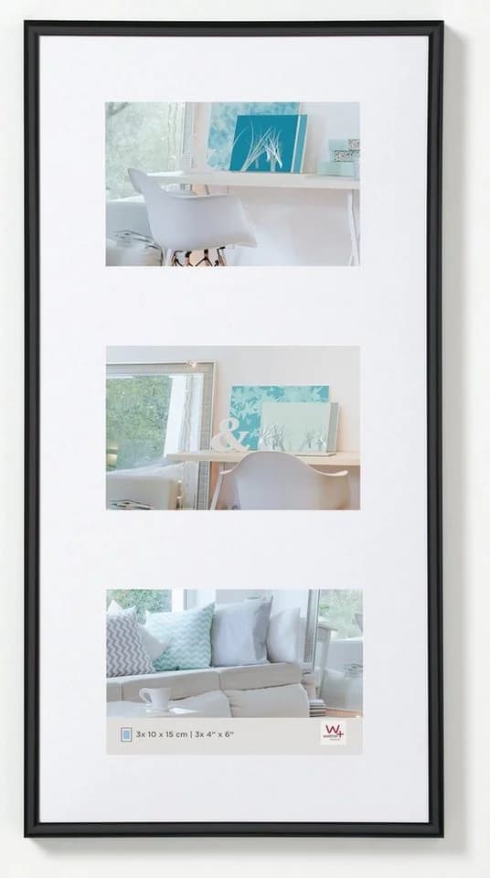 Walther Design Bilderrahmen Kunststoffrahmen New Lifestyle Schwarz - Bild 2