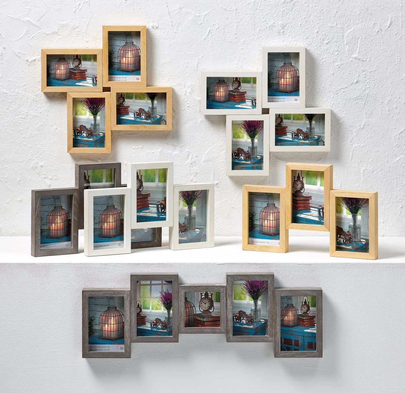 Walther Design Galerierahmen Rustic Grau