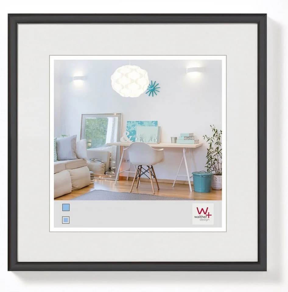Walther Design Bilderrahmen New Lifestyle Kunststoffrahmen Schwarz - Bild 2