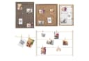 Walther Design Memoboard Solid Braun MDF mit Stoff-Inlay Bild 3