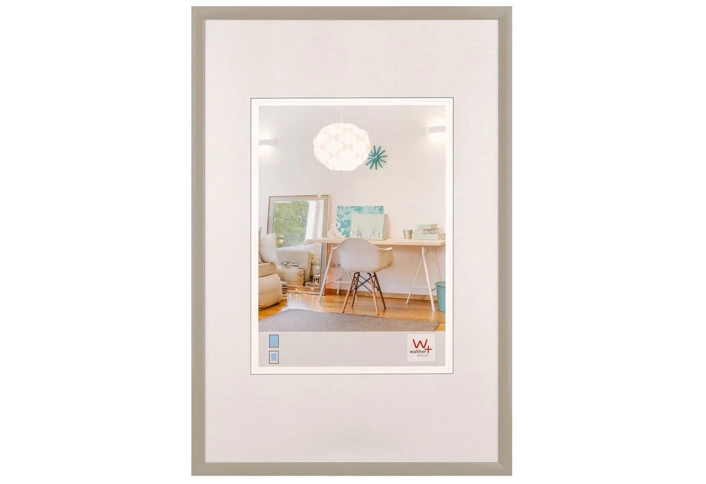 Walther Design Bilderrahmen New Lifestyle Pastelltöne Grau Kunststoff - Bild 2