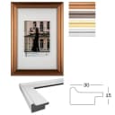 Walther Design Bilderrahmen Venice Silber Glänzendes Profil Bild 1
