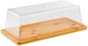 APS Servierplatte mit Haube Bambus Braun Transparent Bild 2