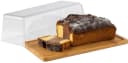 APS Servierplatte mit Haube Bambus Braun Transparent Bild 3