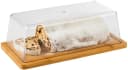 APS Servierplatte mit Haube Bambus Braun Transparent Bild 4
