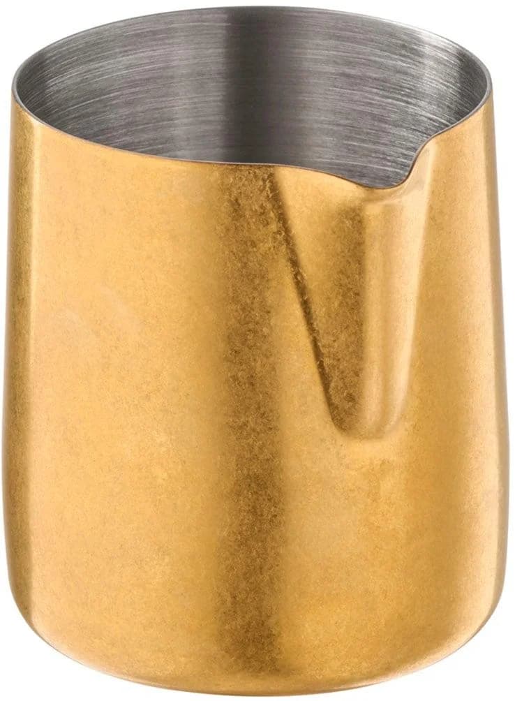 APS Milchkännchen Gießer FLOW 150 ml Gold Edelstahl 18/8
