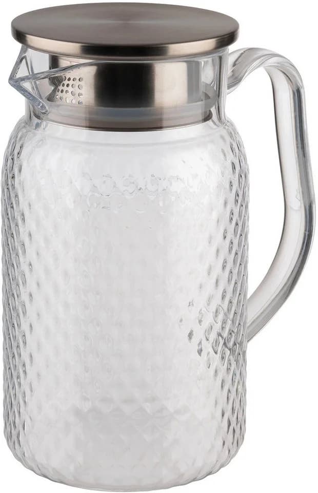 APS Wasserkaraffe 1L Polycarbonat Edelstahldeckel - Bild 2
