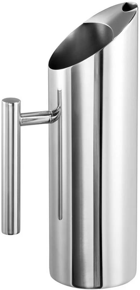 APS Wasserkanne Pitcher 1,2 Liter Edelstahl Hochglanz Silber - Bild 2