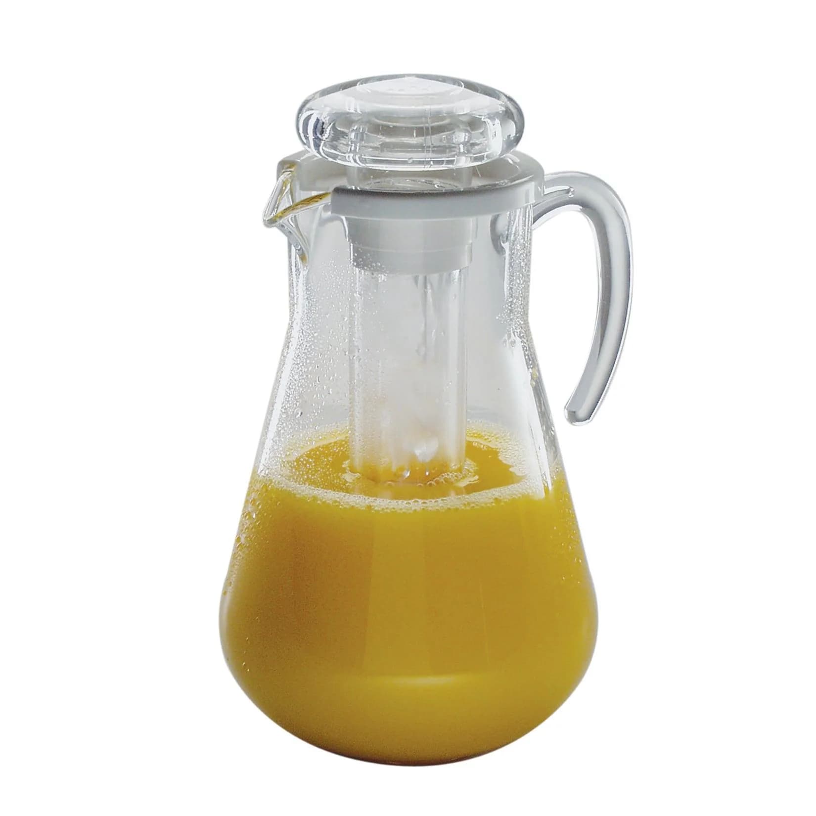 APS 3 Liter Saftkanne MS, transparent mit Eiswasser-Röhre