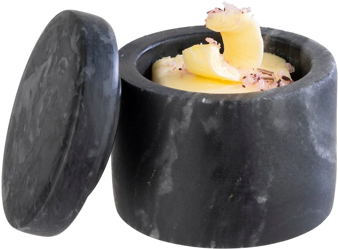 APS Gewürzbehälter Marmordosen 2er-Set Elegant - Bild 4