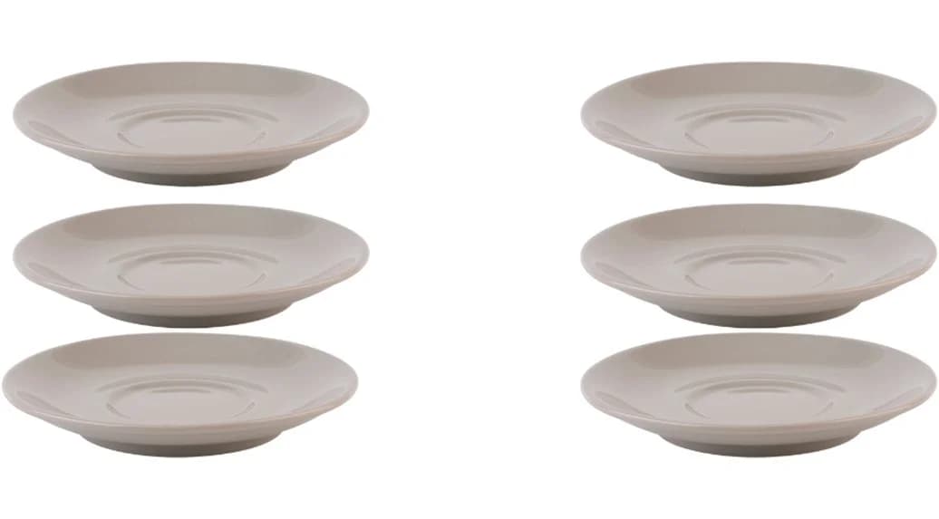 APS Cappuccinountertasse 6er Set Grau Porzellan SNUG - Bild 2