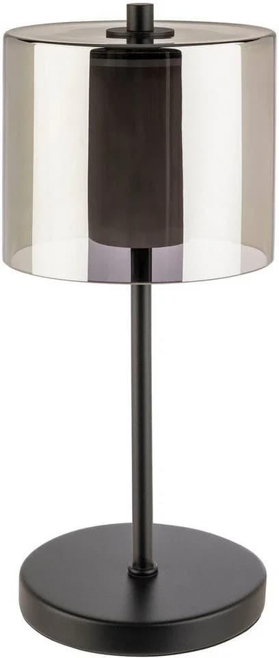 APS LED Tischleuchte 'ANTON' Kabellos Silber - Bild 2