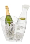 APS Wein- und Sektkühler Transparent für 2 Flaschen Bild 1