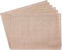 APS Platzset Schmalband Beige 6-tlg. Robust PVC Bild 2