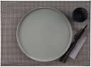 APS Platzset Schmalband Silber Grau 6-tlg. PVC Bild 1
