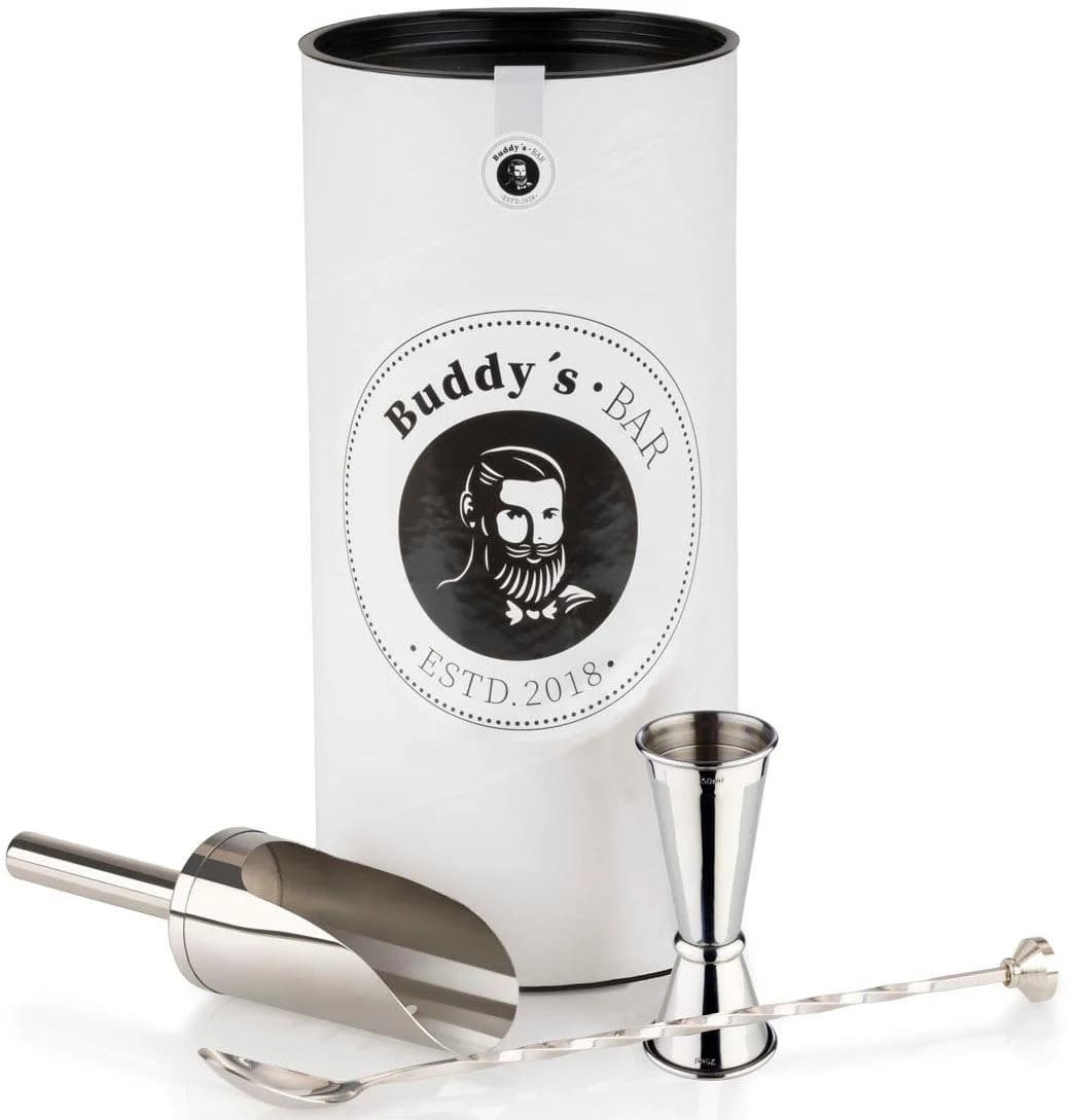 Buddy's Gin Tonic Set Basic Silber Edelstahl