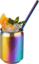 Buddy's Becher Can 4-tlg. Edelstahl Regenbogen-Design Bild 1