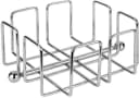 Serviettenhalter BUDDY'S silber Metall verchromt Bild 1