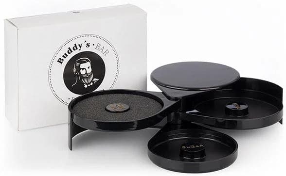 Cocktail-Set BUDDY'S Schwarz Glasumrander inkl. Schwamm