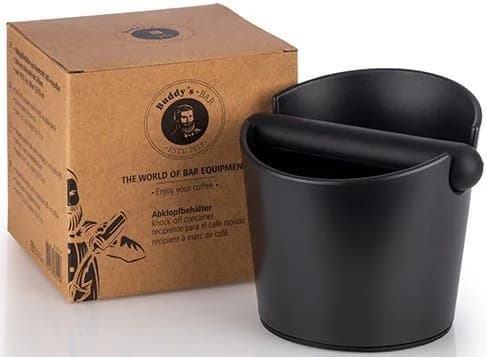 Buddy's Ausklopfbehälter Buddy´s Bar Barista Edition Schwarz ABS