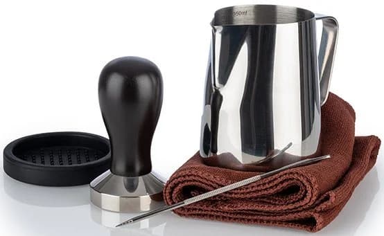 Buddy's Barista-Set Premium Tamper Milchkännchen Edelstahl - Bild 2