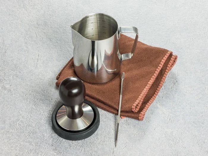Buddy's Barista-Set Premium Tamper Milchkännchen Edelstahl - Bild 5