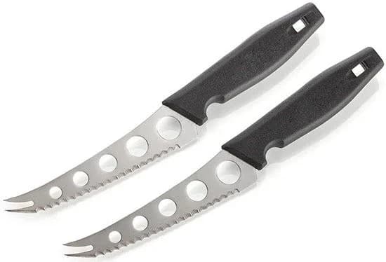 Käsemesser BUDDY'S 2er-Set Schwarz Edelstahl
