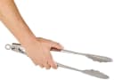 Buddy's BBQ Grillzange Edelstahl Holzoptik silber Bild 3