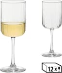 LIBBEY Weinglas Set 12-tlg. Linear Glas Transparent Modern Bild 2