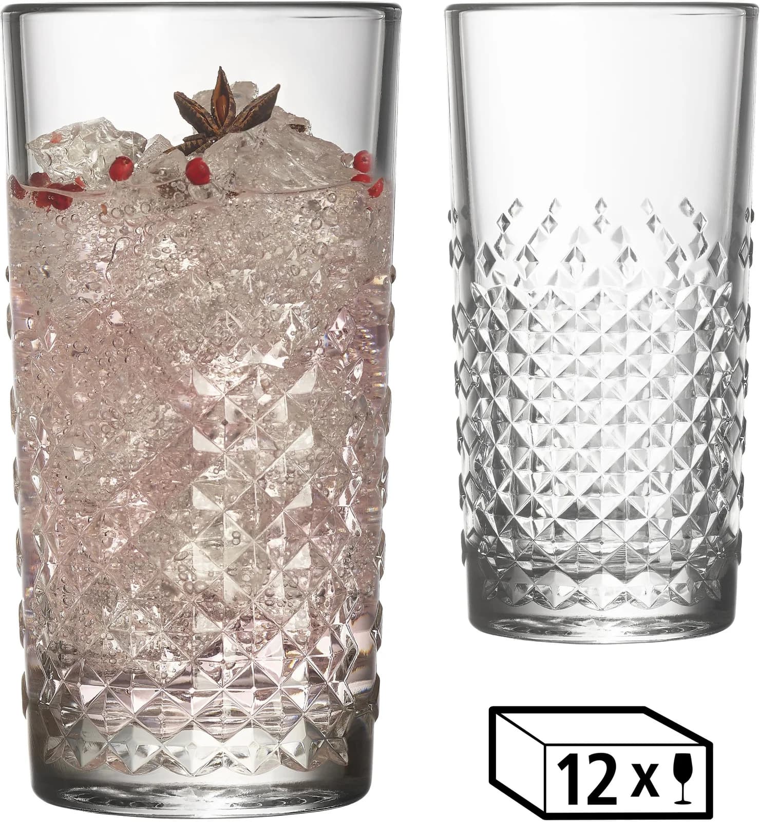 Libbey Beverage Glas Ocular 473 ml 12er Set
