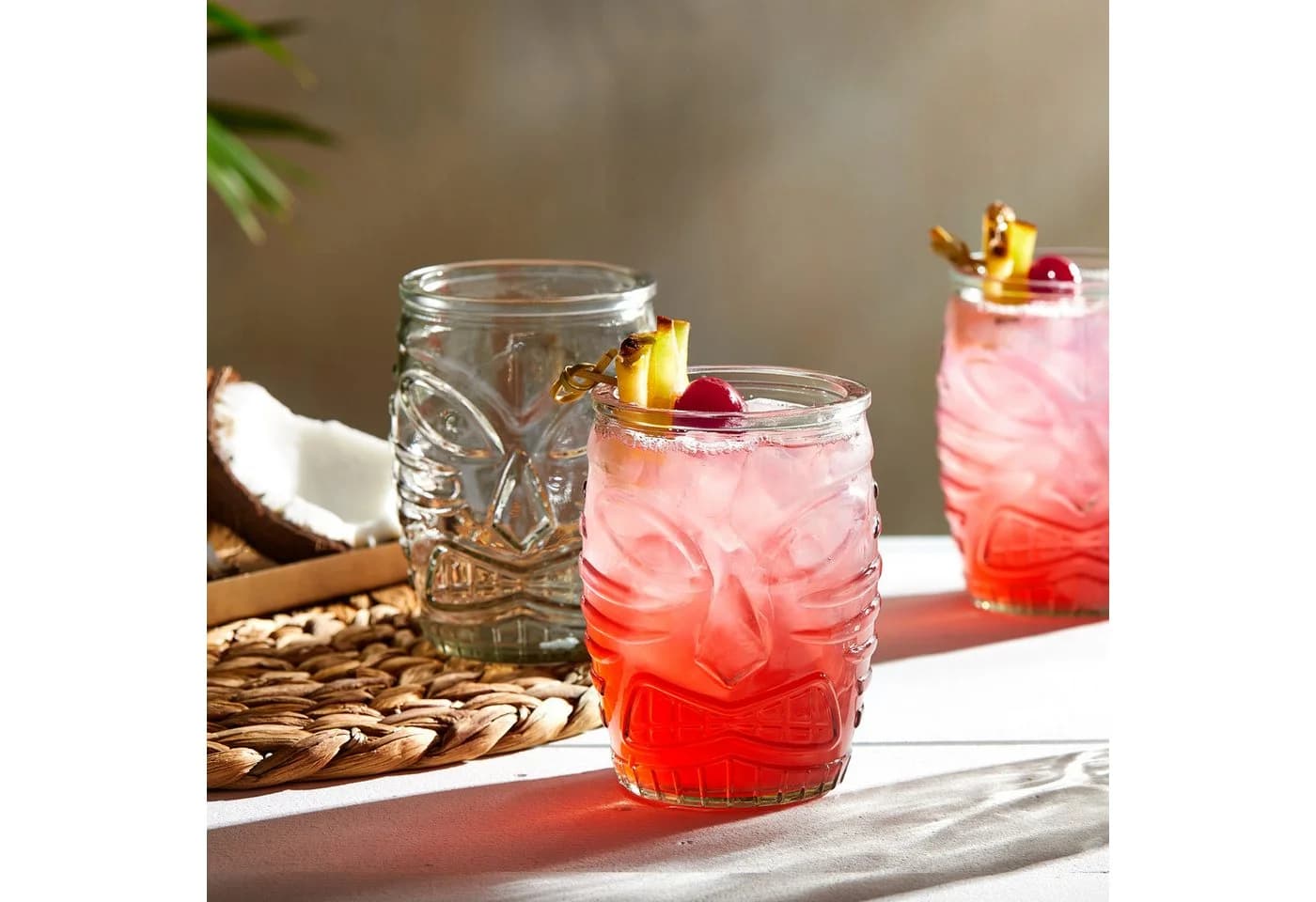 LIBBEY Cocktailglas Tiki 12er Set Glas Transparent