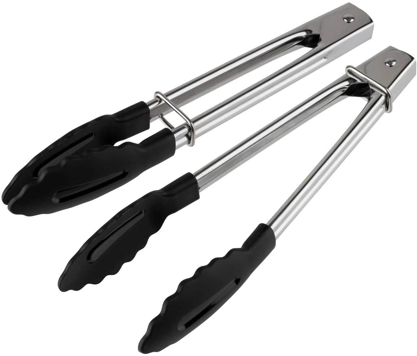 APS Servierzange Universalzangen 2er Set Edelstahl Silber