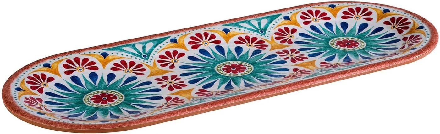 APS Arabesque Teller Terrakottaoptik Melamin Orange - Bild 2