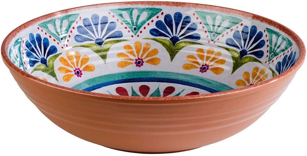 APS Salatschüssel Arabesque Melamin Beige/Blau - Bild 2