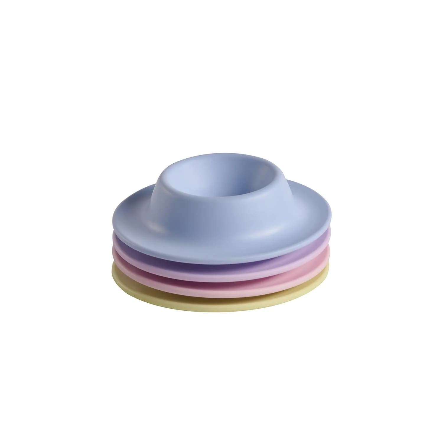 APS Eierbecher EGGY 4-tlg. Melamin Gelb Blau Rosa Lila