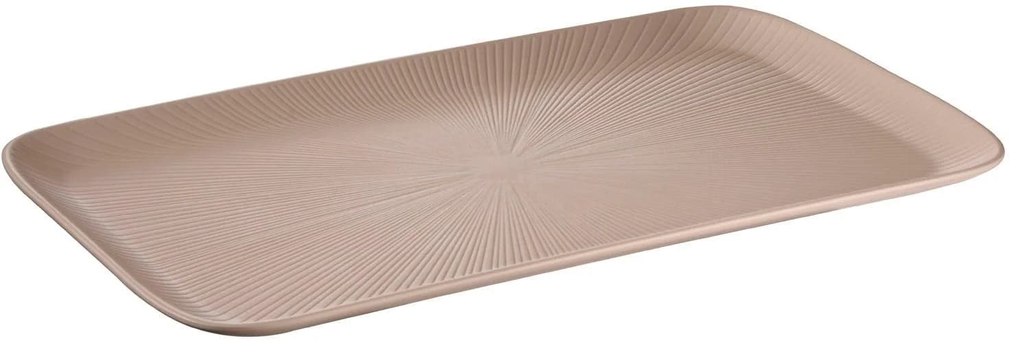 APS Servierplatte NERO Tablett Beige Melamin