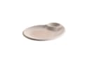 APS Teller BLUSH Melamin beige/weiß mit Dipschälchen stapelbar Bild 2