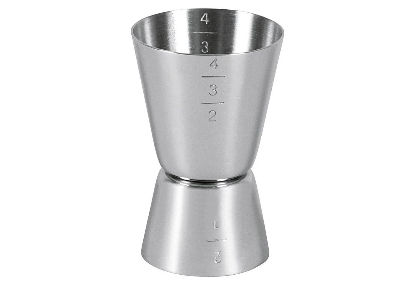 APS Barmaß Cocktail-Doppelmaß Edelstahl Silber