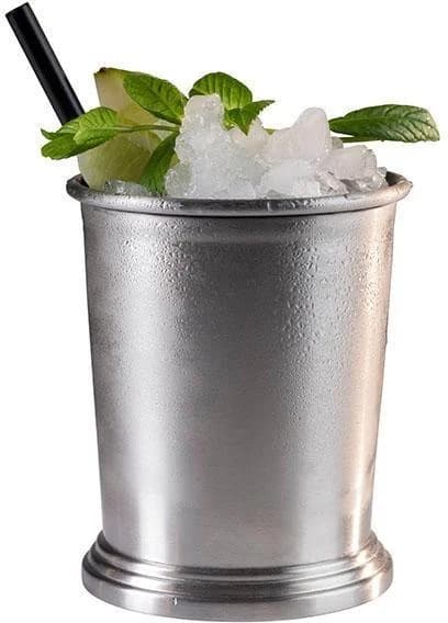 APS Julep Mug Becher Grau Chromfarben Edelstahl 350 ml