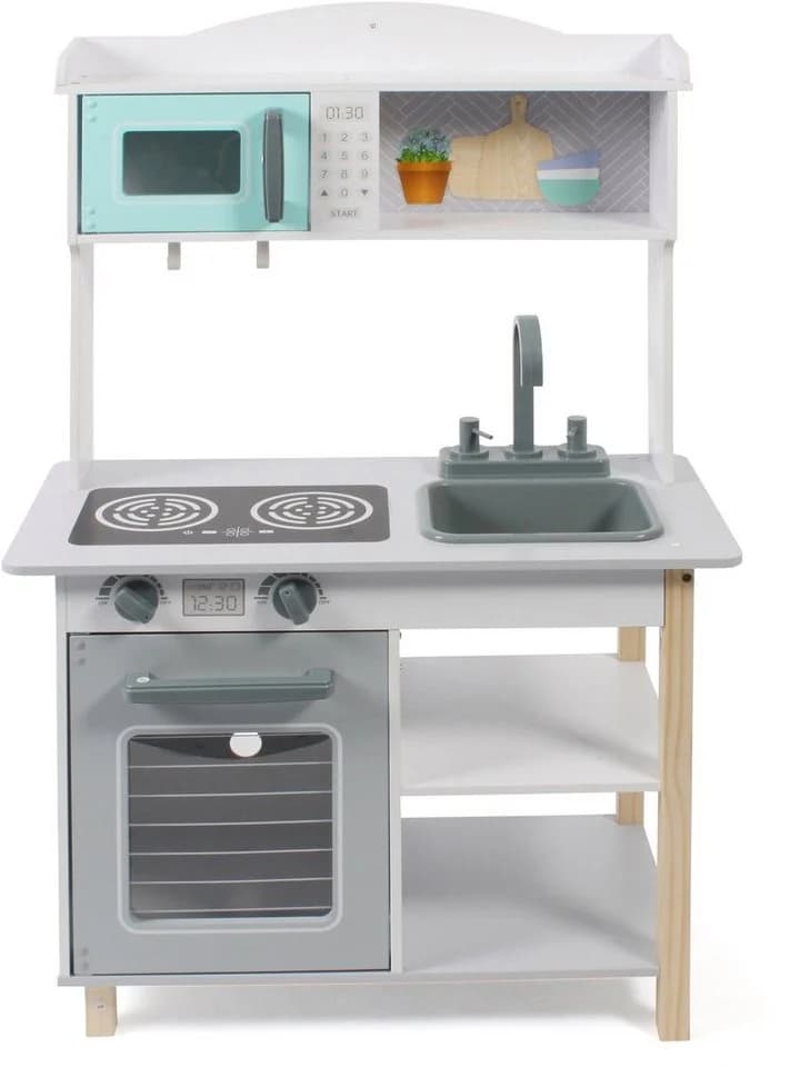 CHIC2000 Spielküche Weiß-Grau Kunststoff MDF - Bild 2