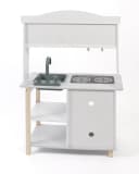 CHIC2000 Spielküche Weiß-Grau Kunststoff MDF Bild 4