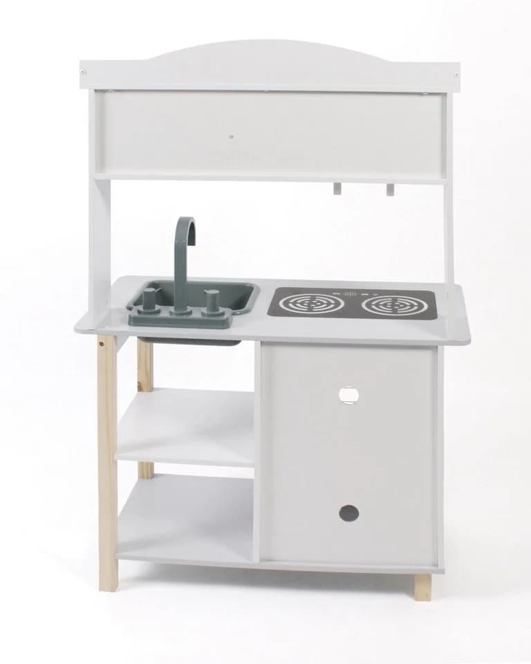 CHIC2000 Spielküche Weiß-Grau Kunststoff MDF - Bild 4