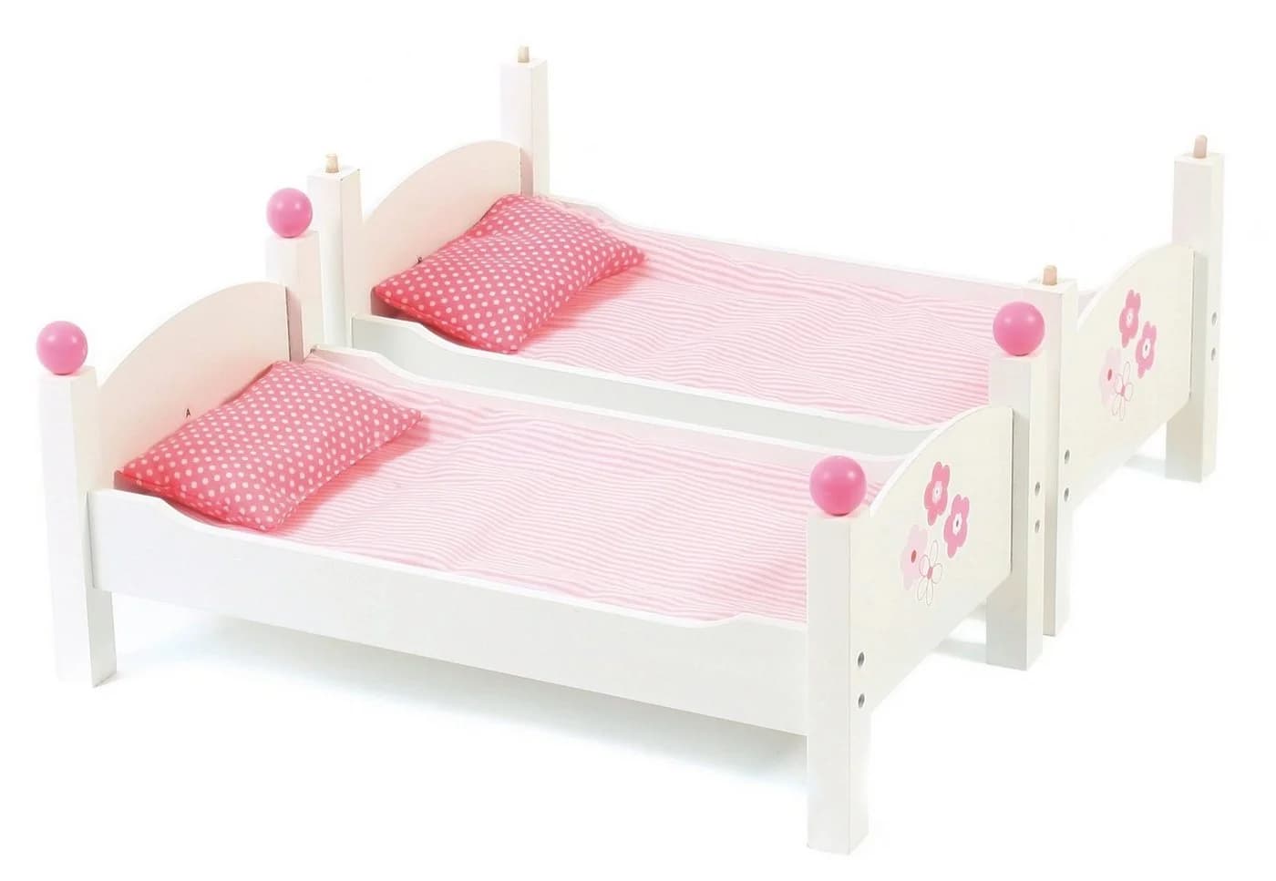 CHIC2000 Puppenbett Fiori Etagenbett Weiss mit Bettzeug